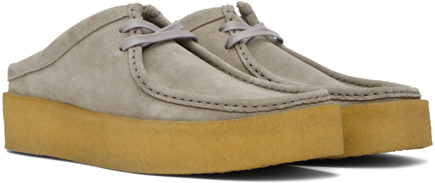 【グレー】CLARKS EXCLUSIVE WALLABEE Clarks Originals SSENSE Exclusive Gray Them Skates Edition