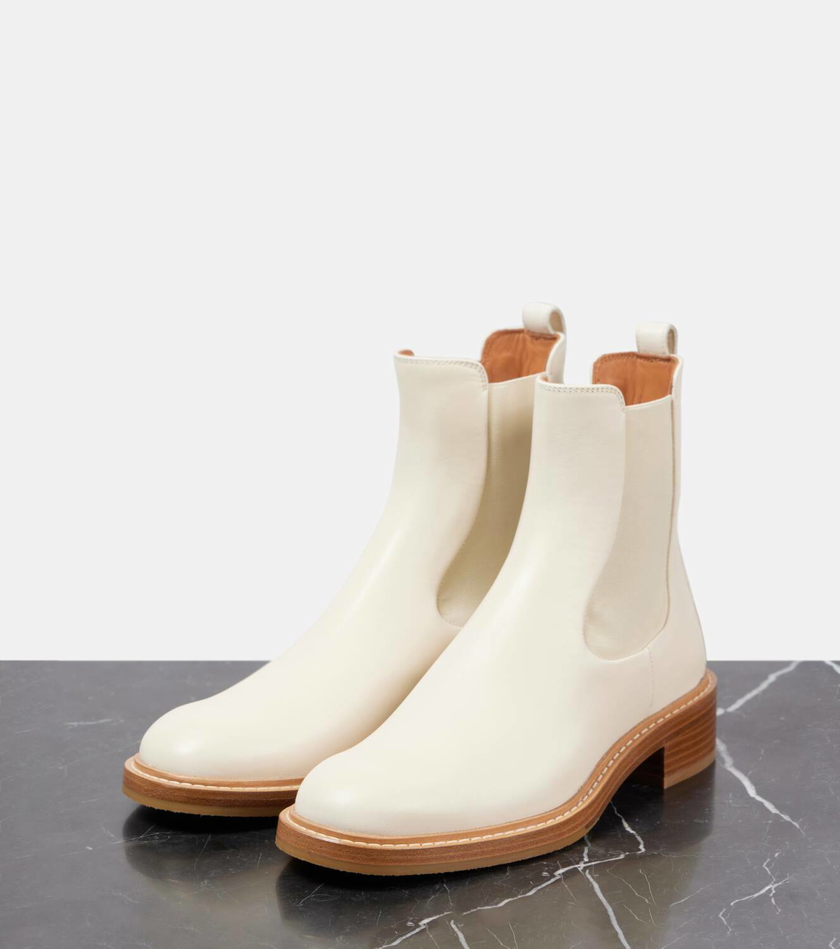 Chloé Marcie leather Chelsea boots