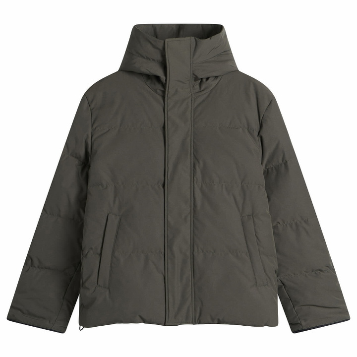 Photo: Canada Goose Men's Seymour Parka Jacket Tonal Disc in Khaki Haze