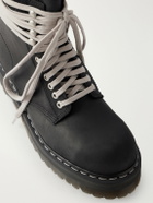 Rick Owens - Dr Martens Leather Lace-Up Boots - Black
