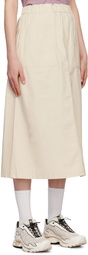 Snow Peak Off-White Takibi Maxi Skirt