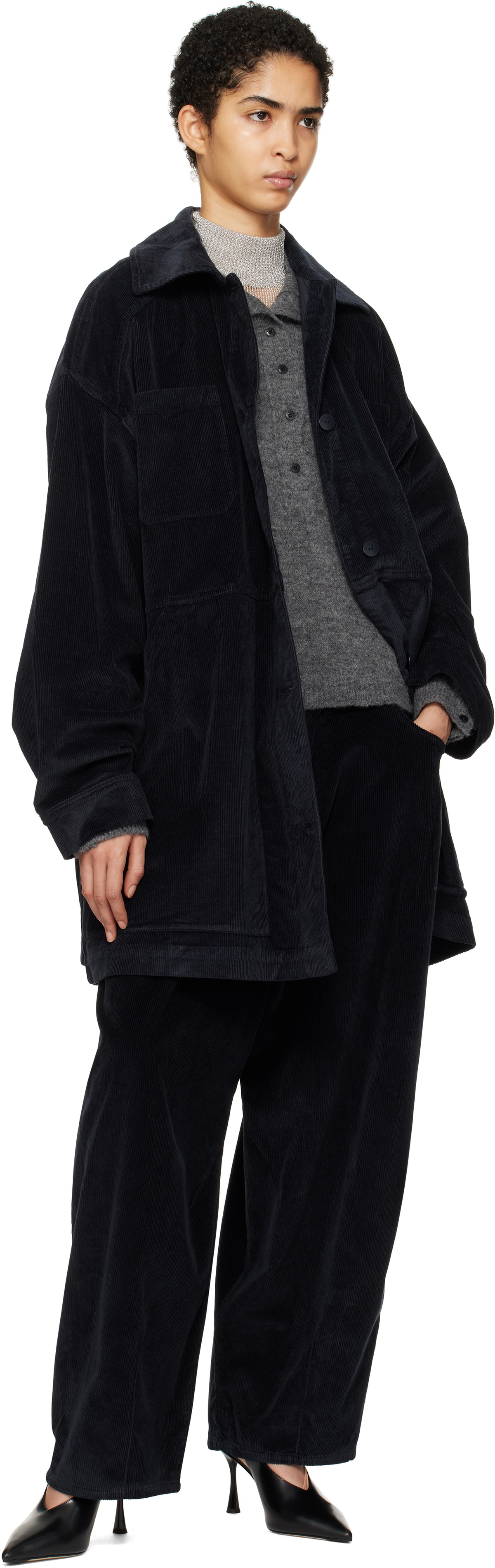 Cordera Navy Corduroy Jacket