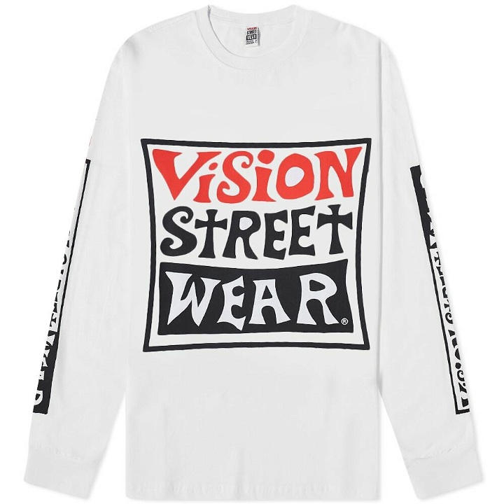 Photo: Vision Streetwear Long Sleeve Wavey OG Logo Tee