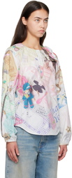 Ashley Williams Multicolor Bow Shirt