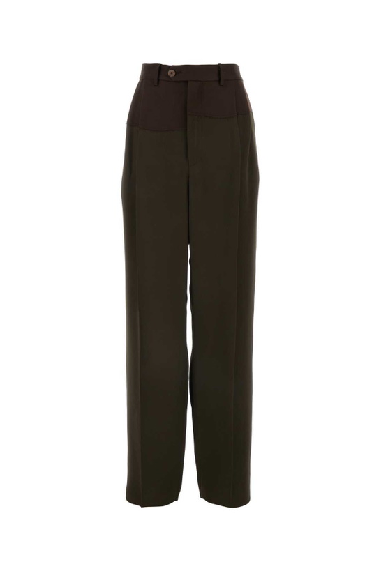 Photo: Magliano Brown Viscose Blend Wide-leg Pant