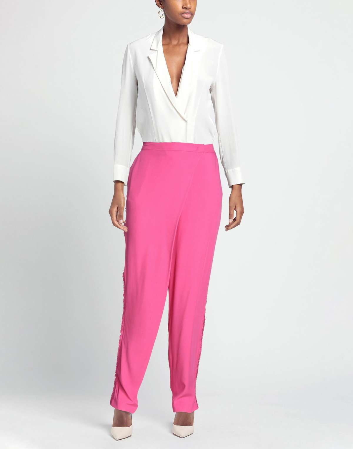 Manila Grace Womens Pants Fuchsia