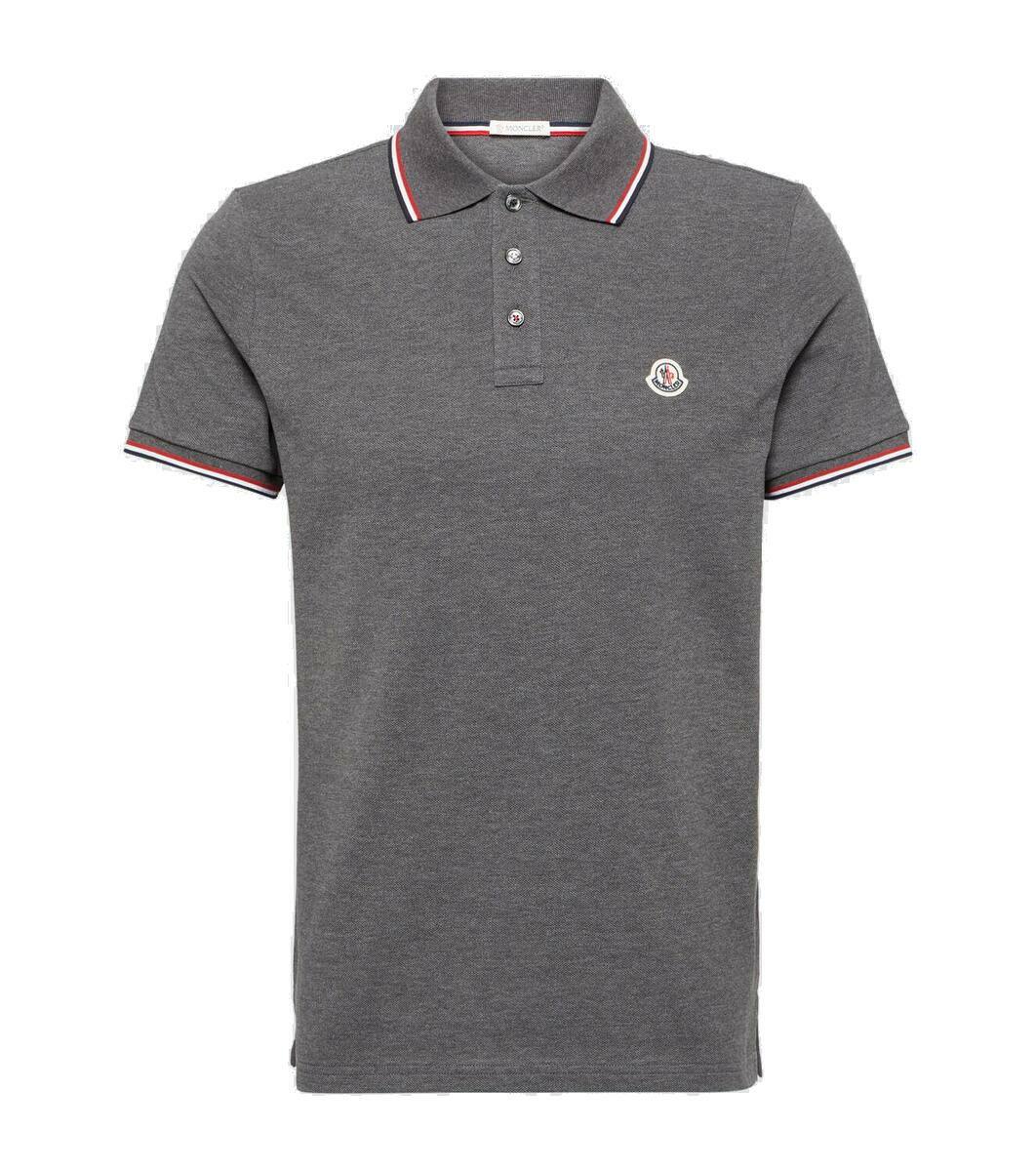 Moncler Cotton piqué polo shirt Moncler