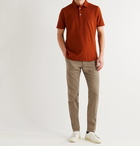 Loro Piana - Slim-Fit Stretch-Cotton Trousers - Neutrals