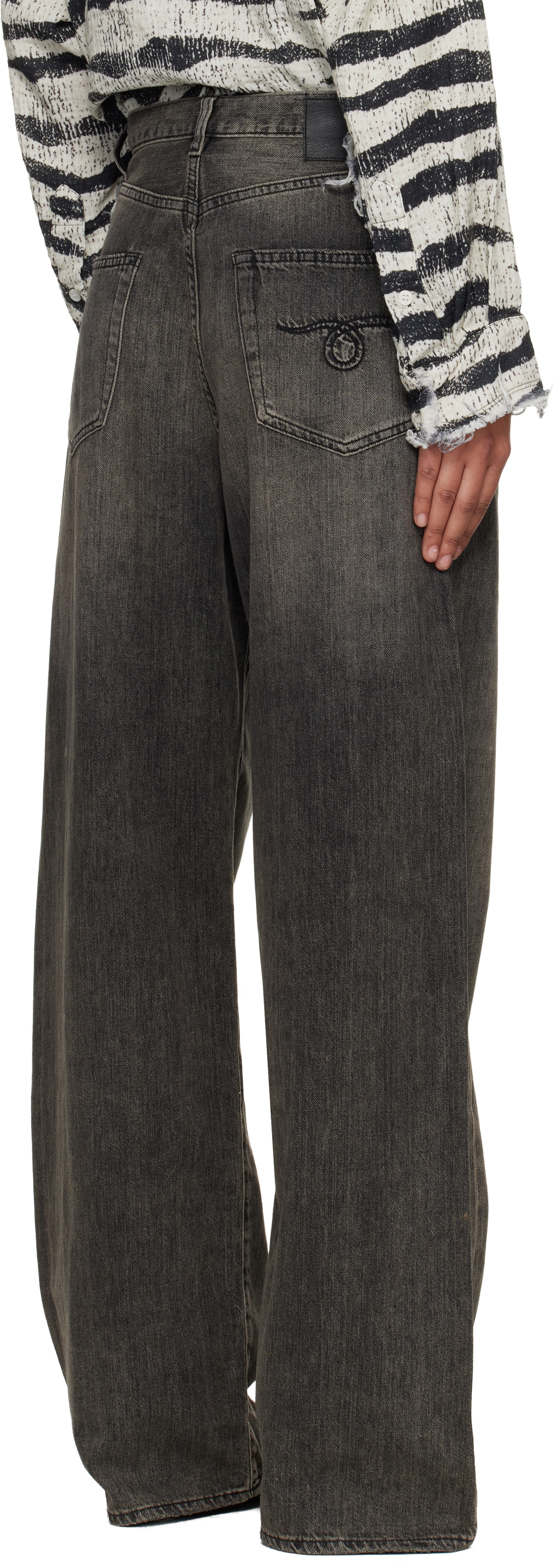 R13 Gray Damon Jeans