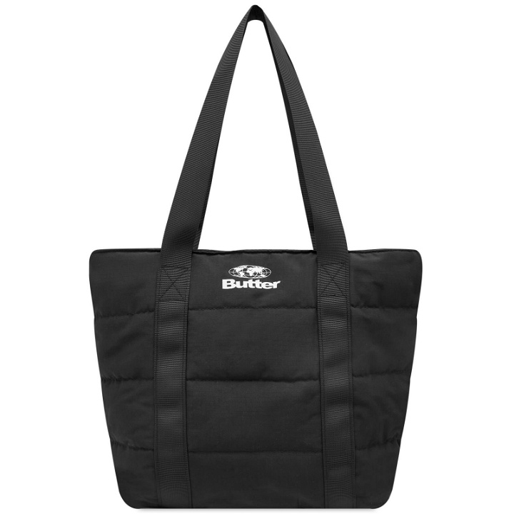 Photo: Butter Goods Men's Ripstop Puffer Tote in Black