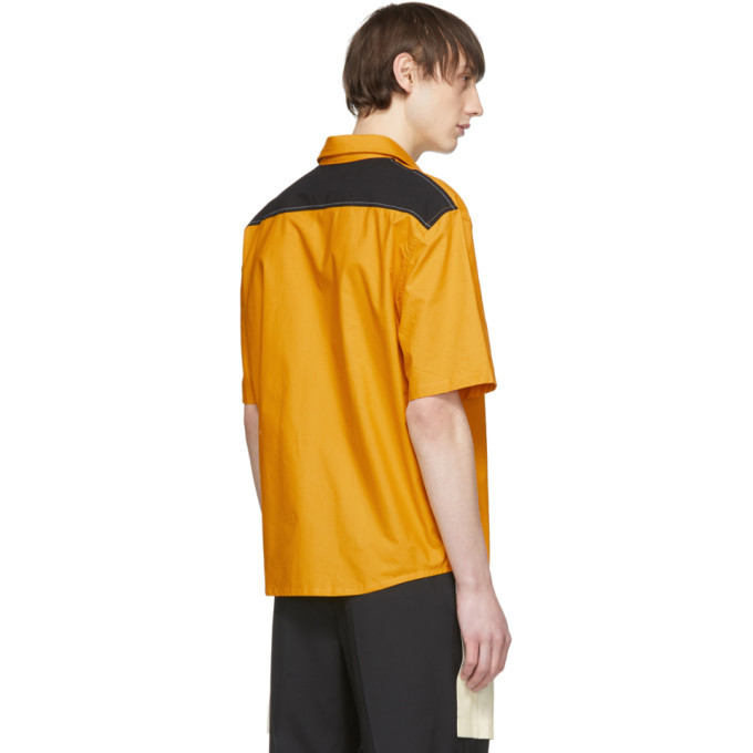 Chin Mens Yellow Love Intl. Short Sleeve Shirt