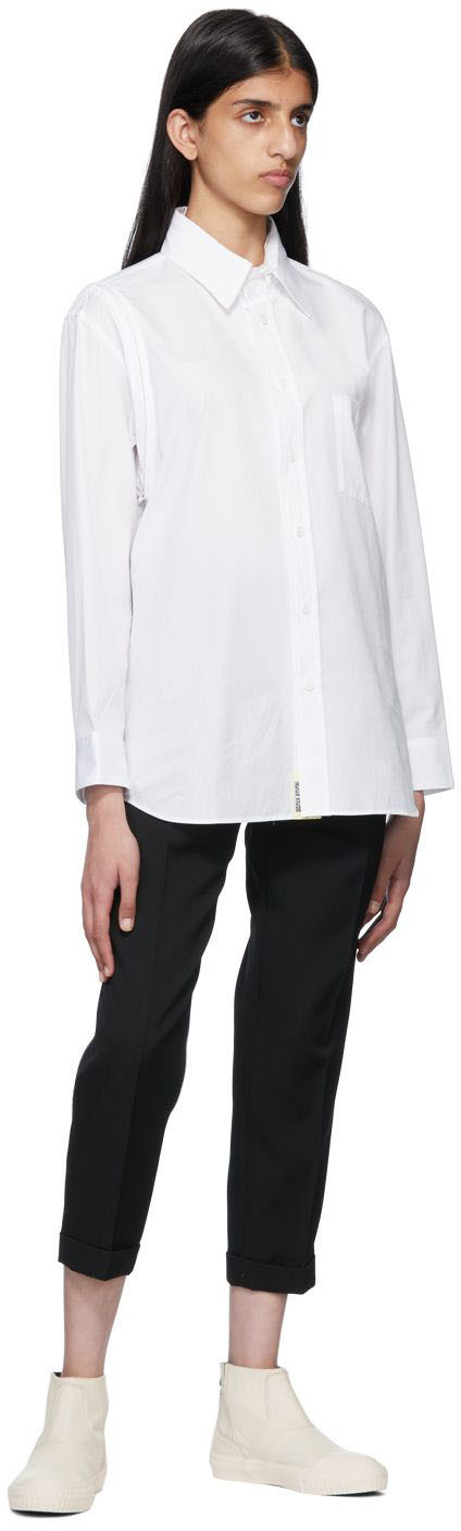 Regulation Yohji Yamamoto Black Tuck Trousers