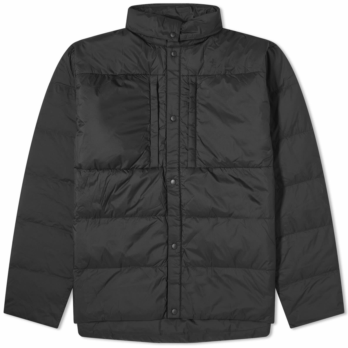 Goldwin Men's Mid Down Jacket in Black Goldwin