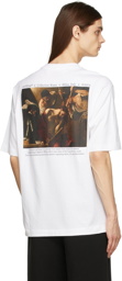 Off-White White Caravaggio Crowning Skate T-Shirt