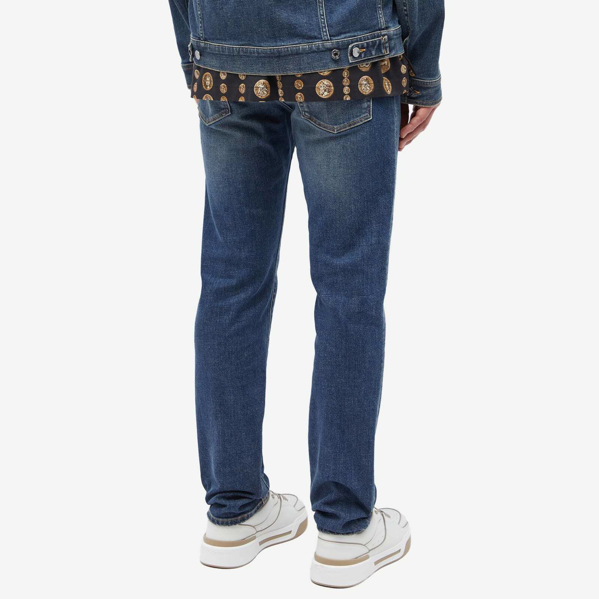 Dolce & Gabbana Men's Selvedge Denim Blouson Blue
