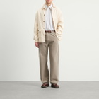Drôle de Monsieur Men's Drole De Monsieur Corduroy Overshirt in Ecru
