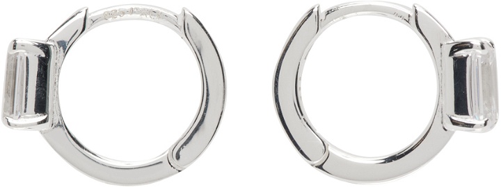 Photo: Hatton Labs Silver Crystal Hoop Earrings
