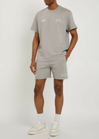 Club 1984 Melrose Printed Cotton Shorts Grey