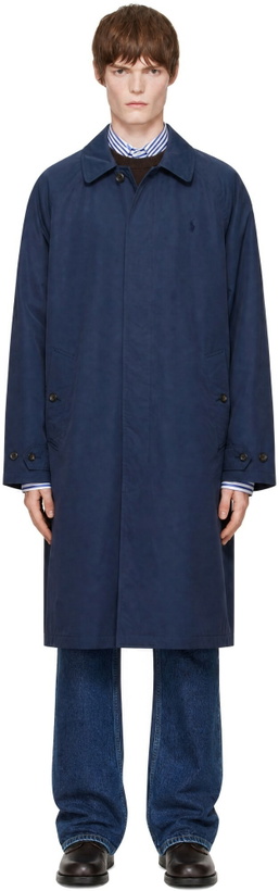 Photo: Polo Ralph Lauren Navy Twill Coat