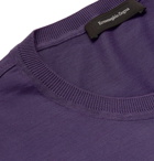 Ermenegildo Zegna - Cotton-Jersey T-Shirt - Purple