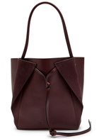 Gabriela Hearst Marija Leather Tote bag - Bordeaux - One Size