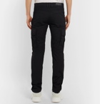 Balmain - Slim-Fit Cotton-Blend Cargo Trousers - Men - Black