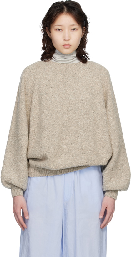 Photo: Baserange Taupe Soar Sweater