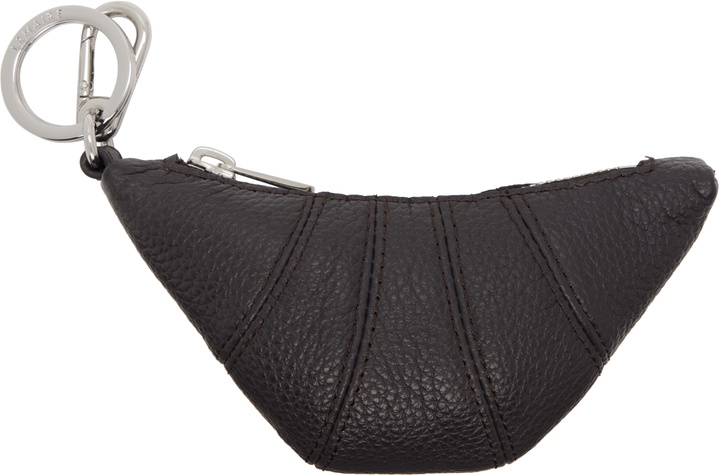 Photo: LEMAIRE Brown Mini Croissant Keychain