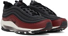 Nike Red & Black Air Max 97 Sneakers