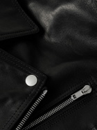 Rick Owens - Cropped Buckled Leather Jacket