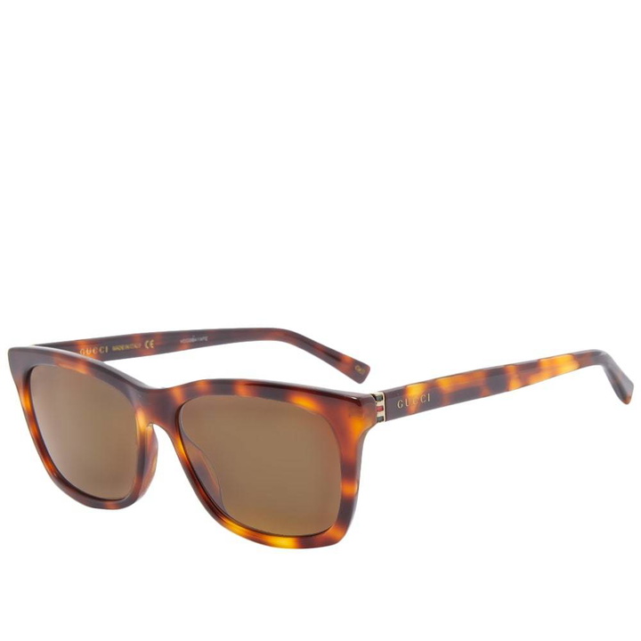 Photo: Gucci Web Plaque Square Frame Sunglasses