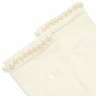 Adidas Women's Pearls Socks in Off White