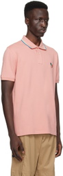 PS by Paul Smith Pink Broad Stripe Zebra Polo