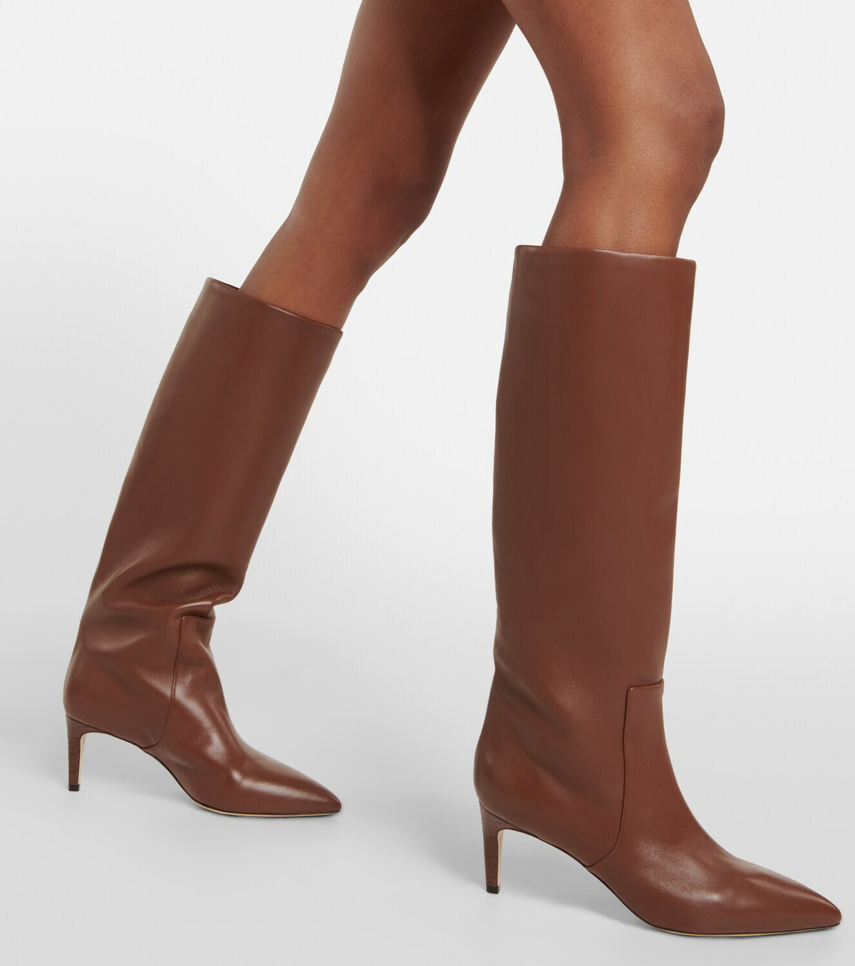 ロングブーツ PARIS TEXAS Nina Boots - Paris Texas - Leather - Beige Nina 105 suede knee-high boots in beige - Paris Texas