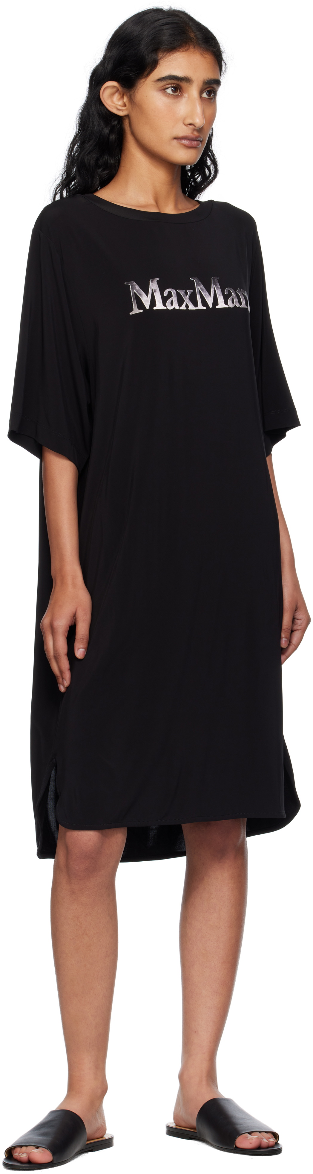Max Mara Black Luna Minidress