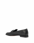 Santoni Womens Loafers in Black