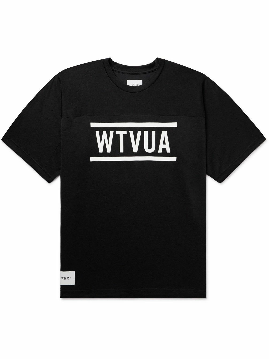 WTAPS - Standart Logo-Print Cotton-Jersey T-Shirt - Black WTAPS