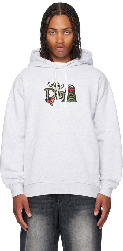 Photo: Dime Off-White Classic Fuzzy Hoodie
