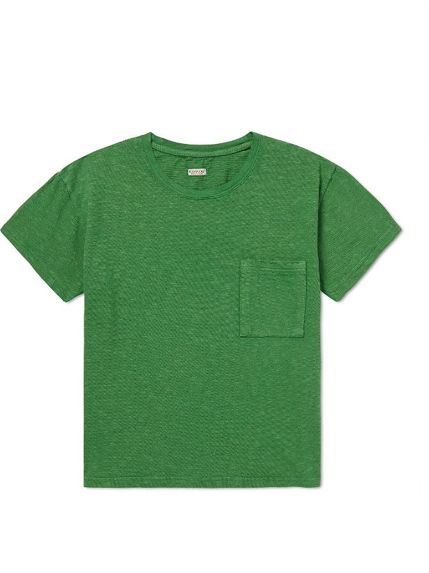 Photo: KAPITAL - Slub Cotton T-Shirt - Green