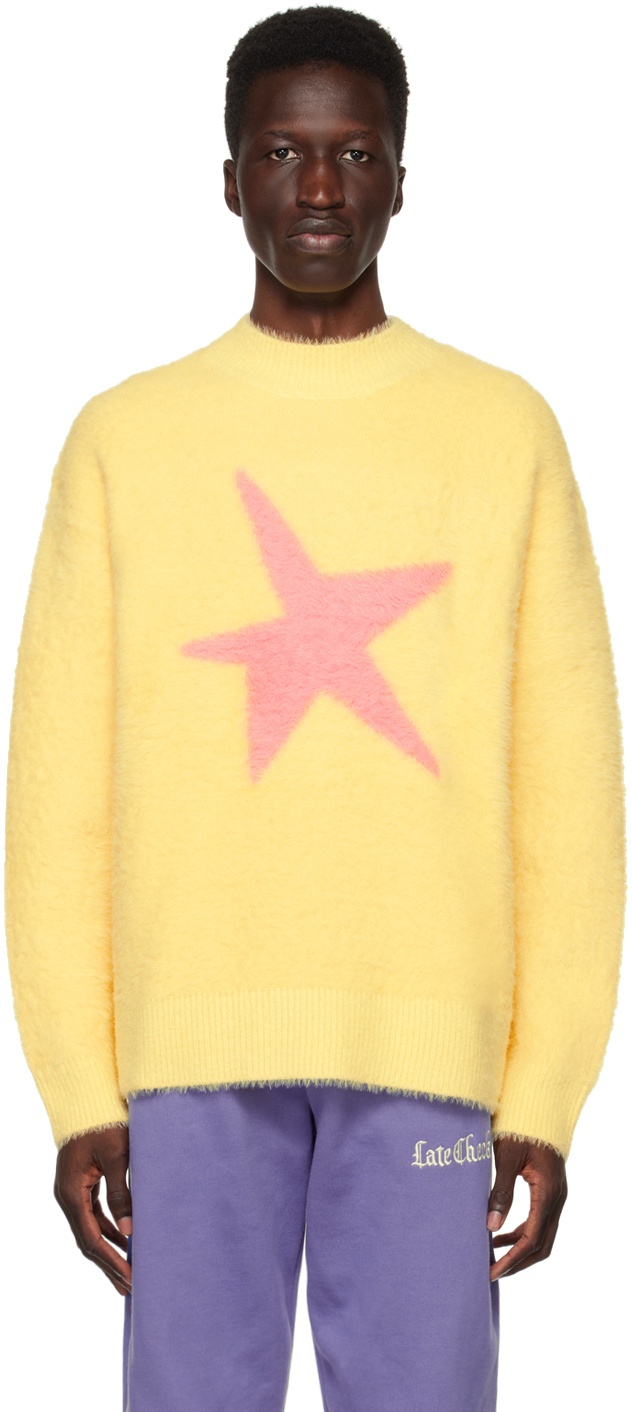 Photo: Late Checkout Yellow Fluffy Sweater