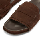 Jacquemus Men's Les Sandales Mocassin in Dark Brown