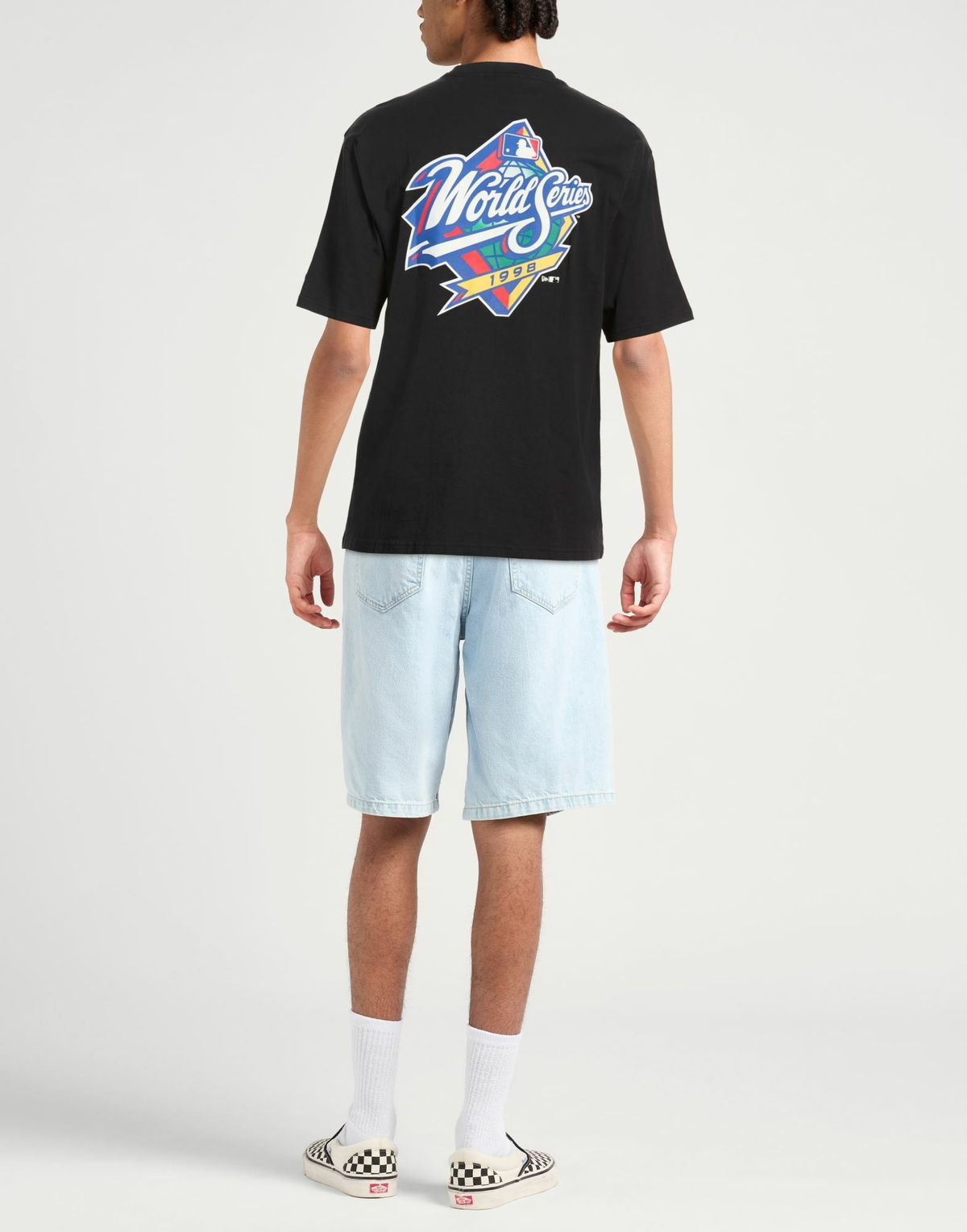 New Era Mens T-shirt Midnight in Blue
