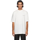 Fear of God Ermenegildo Zegna Off-White Oversized T-Shirt