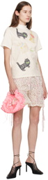 Yuhan Wang White Fluffy Friend T-Shirt