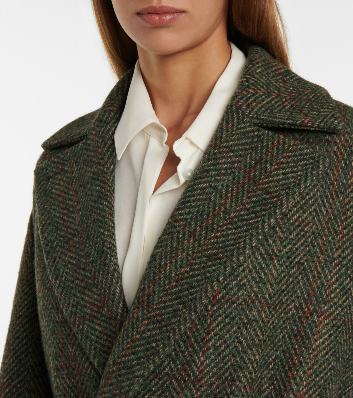 Loro Piana - Anton belted herringbone coat Loro Piana