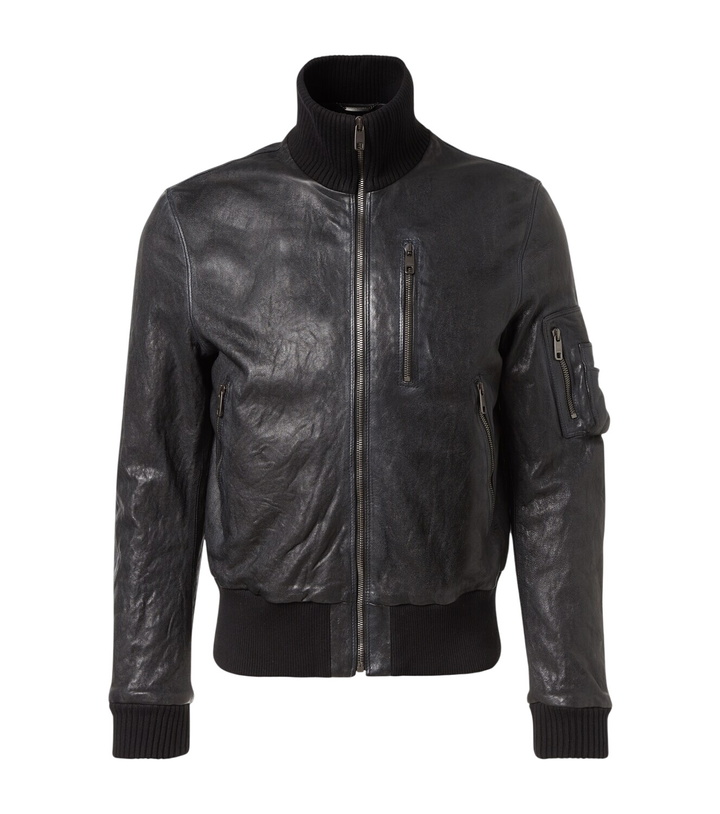 Photo: Dolce&Gabbana Leather bomber jacket