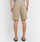 Mr P. - Garment-Dyed Cotton-Twill Bermuda Shorts - Neutrals