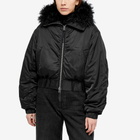 Shoreditch Ski Club Women's Amara Bomber Jacket in Black