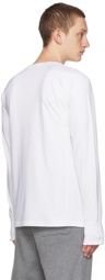 The North Face White Winter Warm Long Sleeve T-Shirt
