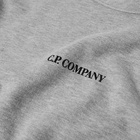 C.P. Company Men's Small Logo Crew Sweat in Grey Melange